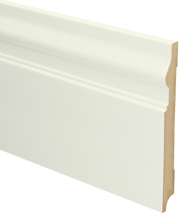 Renaissance plint RAL 9010  gelakt