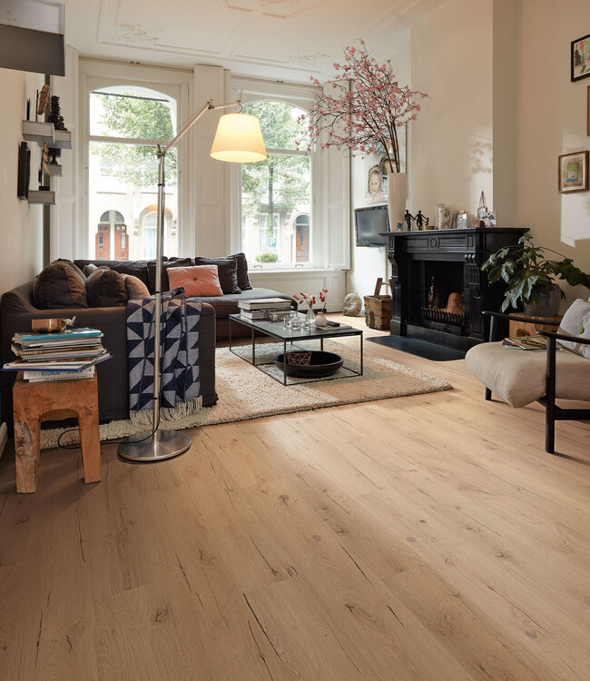 Meister LC55 Eik gebarsten licht Laminaatvloer