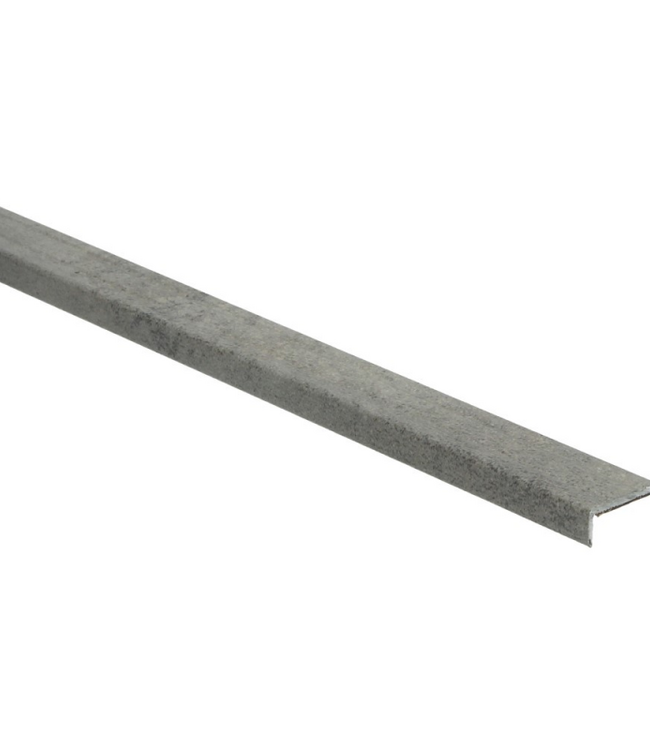 Hoekprofiel concrete grey – zelfklevend aluminium