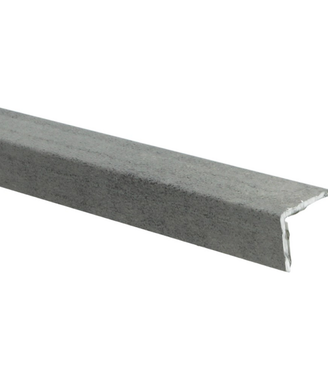 Hoekprofiel concrete grey – zelfklevend aluminium
