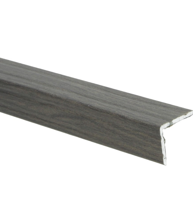 Hoekprofiel eiken donkerbruin geolied – zelfklevend aluminium