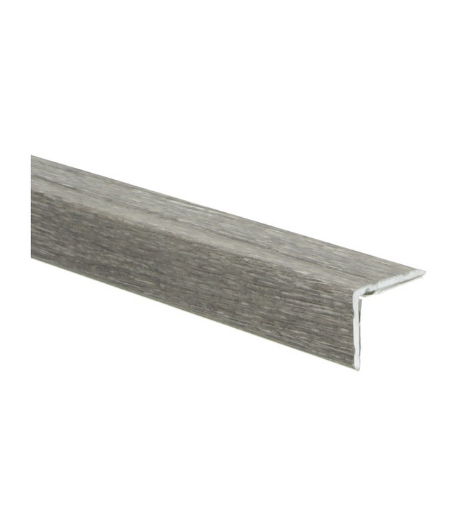 Hoekprofiel eiken salmiak grijs – zelfklevend aluminium
