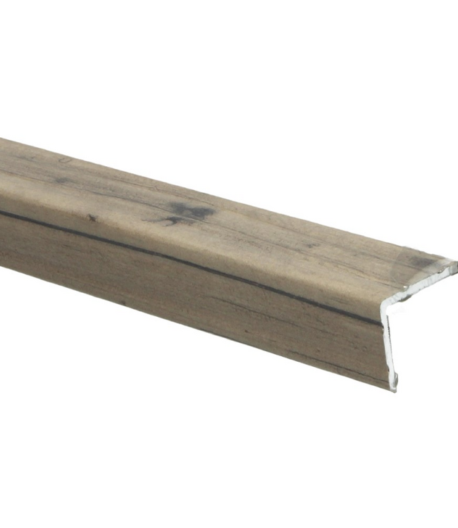 Hoekprofiel grenen geborsteld bruin