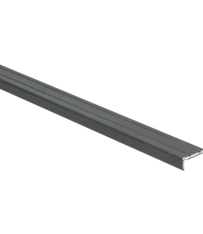 Hoekprofiel 10 mm trendy zwart