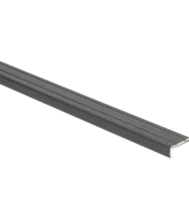 Hoekprofiel 10 mm wengá zwart