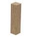 Afwerk blokje voor hoge plint eiken wit 4 stuks
