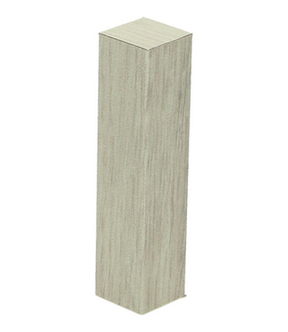 Afwerk blokje voor hoge plint eiken polar 4 stuks