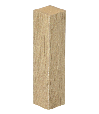 Afwerk blokje voor hoge plint eiken warm 4 stuks