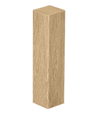 Afwerk blokje voor hoge plint stralende eik 4 stuks