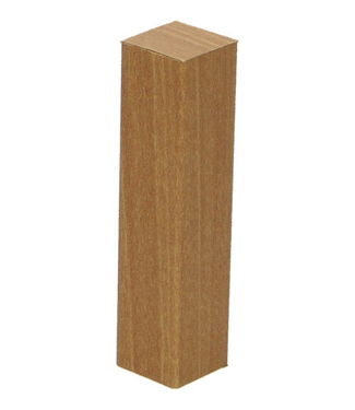 Afwerk blokje voor hoge plint kersen licht 4 stuks