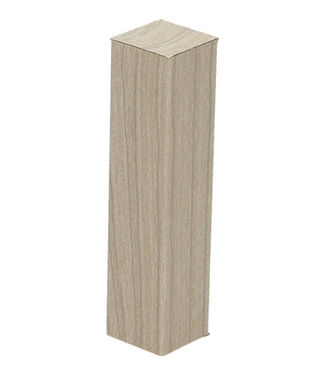 Afwerk blokje voor hoge plint witte es 4 stuks