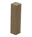 Afwerk blokje voor hoge plint wit noten 4 stuks