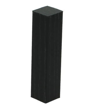 Afwerk blokje voor hoge plint zwart 4 stuks