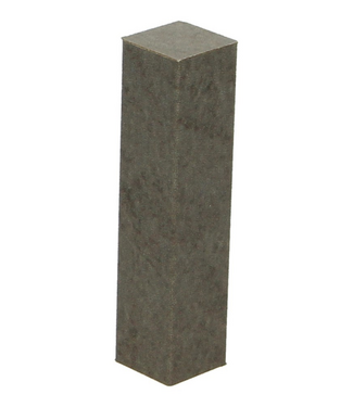 Afwerk blokje voor hoge plint beton gepolijst donker 4 stuks