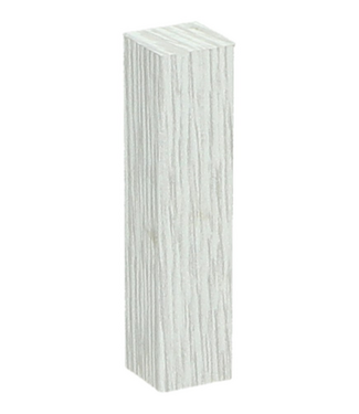 Afwerk blokje voor hoge plint klassieke patina eik grijs 4 stuks