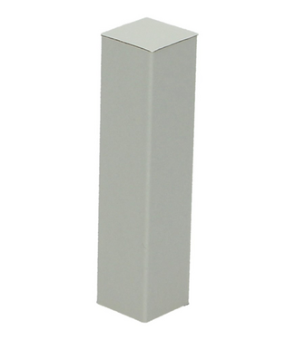 Afwerk blokje voor hoge plint grijs 4 stuks
