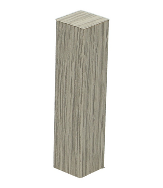 Afwerk blokje voor hoge plint oude rustieke eik 4 stuks