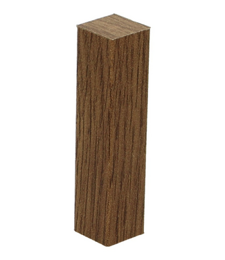 Afwerk blokje voor hoge plint eiken naturel donker 4 stuks