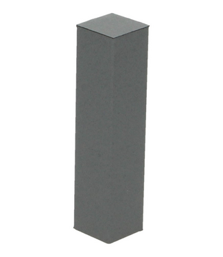 Afwerk blokje voor hoge plint dekkend antraciet 4 stuks