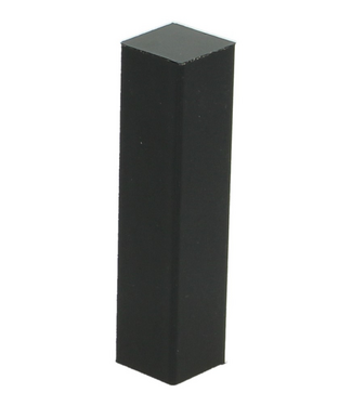 Afwerk blokje voor hoge plint zwart hoogglans 4 stuks