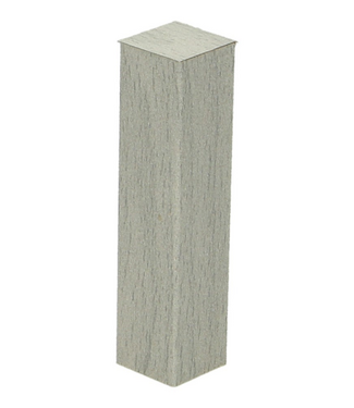 Afwerk blokje voor hoge plint strandhuis grijs 4 stuks