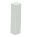 Afwerk blokje voor hoge plint hoogglans wit 4 stuks