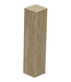 Afwerk blokje voor hoge plint antiek eiken beige 4 stuks