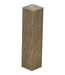Afwerk blokje voor hoge plint modern eiken bruin 4 stuks
