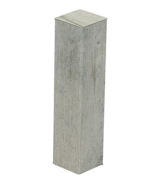 Afwerk blokje voor hoge plint oud grenen gekalkt 4 stuks