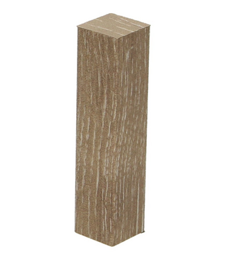 Afwerk blokje voor hoge plint canadees eiken geborsteld 4 stuks