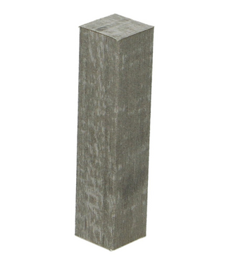 Afwerk blokje voor hoge plint eik grijs met zaagsnede 4 stuks