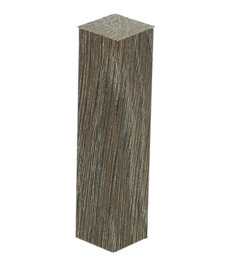 Afwerk blokje voor hoge plint klassieke eik bruin 4 stuks