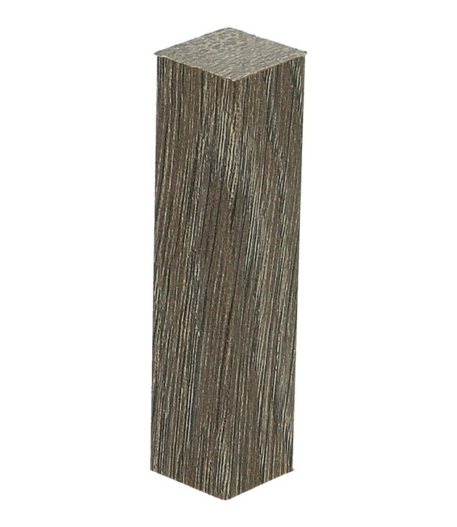 Plinten Hoeken Afwerken voor hoge plint klassieke eik bruin