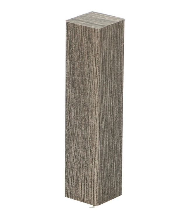 Plinten Hoeken Afwerken voor hoge plint eiken drijfhout bruin