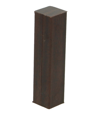Afwerk blokje voor hoge plint palissander zwartvernist 4 stuks