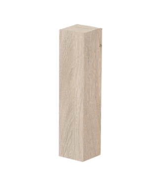 Afwerk blokje voor hoge plint naturel eik vergrijsd 4 stuks