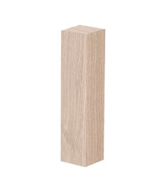 Afwerk blokje voor hoge plint eik licht beige 4 stuks