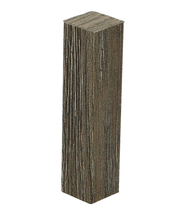 Plinten Hoeken Afwerken voor hoge plint Mountain Oak black