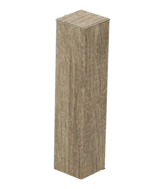 Afwerk blokje voor hoge plint Mountain Oak light grey 4 stuks