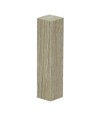 Afwerk blokje voor hoge plint verouderd eiken naturel 4 stuks