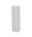 Afwerk blokje voor hoge plint wit RAL 9016 4 stuks