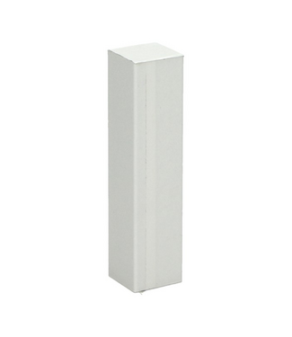 Afwerk blokje voor hoge plint wit RAL 9010 4 stuks