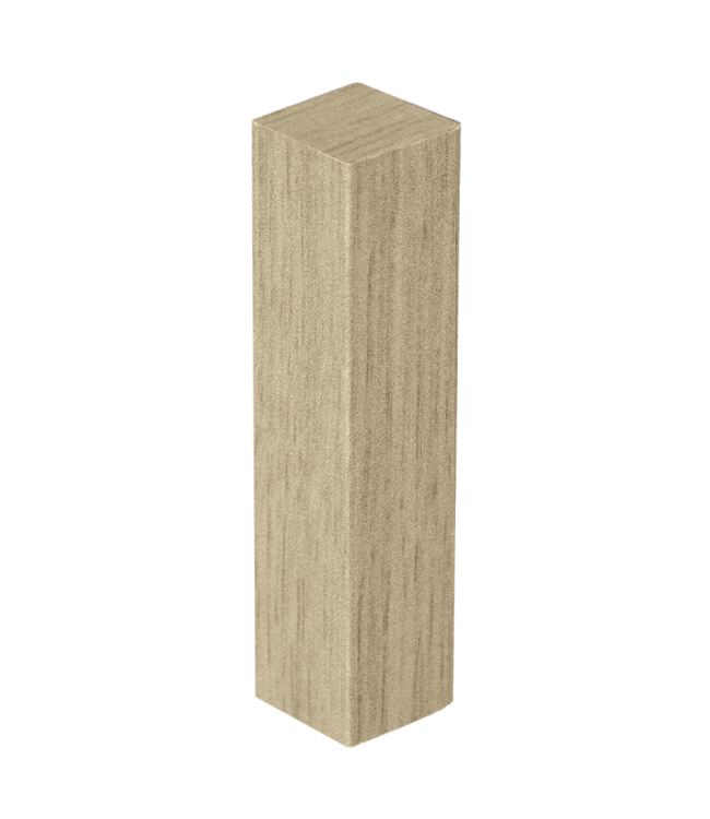 Plinten Hoeken Afwerken voor hoge plint dark blond oak