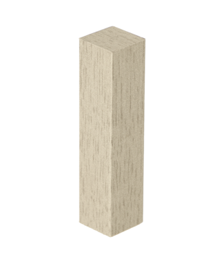 Afwerk blokje voor hoge plint grey oak 4 stuks