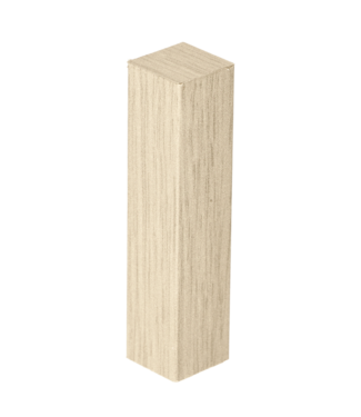 Afwerk blokje voor hoge plint medium blond oak 4 stuks