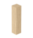 Afwerk blokje voor hoge plint mid wood 4 stuks
