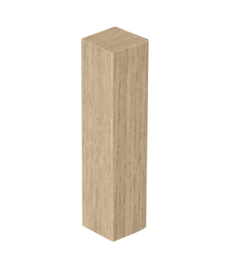 Afwerk blokje voor hoge plint natural warm oak 4 stuks