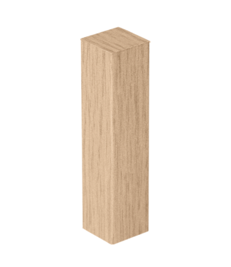 Afwerk blokje voor hoge plint taupe 4 stuks