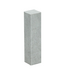 Afwerk blokje voor hoge plint beton wit 4 stuks