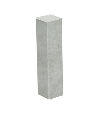 Afwerk blokje voor hoge plint beton licht 4 stuks